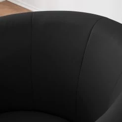 Mooved Fauteuil cocktail Sinclair - Imitation cuir -Meubles de salon Soldes cocktailsessel sinclair kunstleder schwarz 5141448