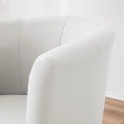 Mooved Fauteuil cocktail Sinclair - Imitation cuir -Meubles de salon Soldes cocktailsessel sinclair kunstleder weiss 5141376