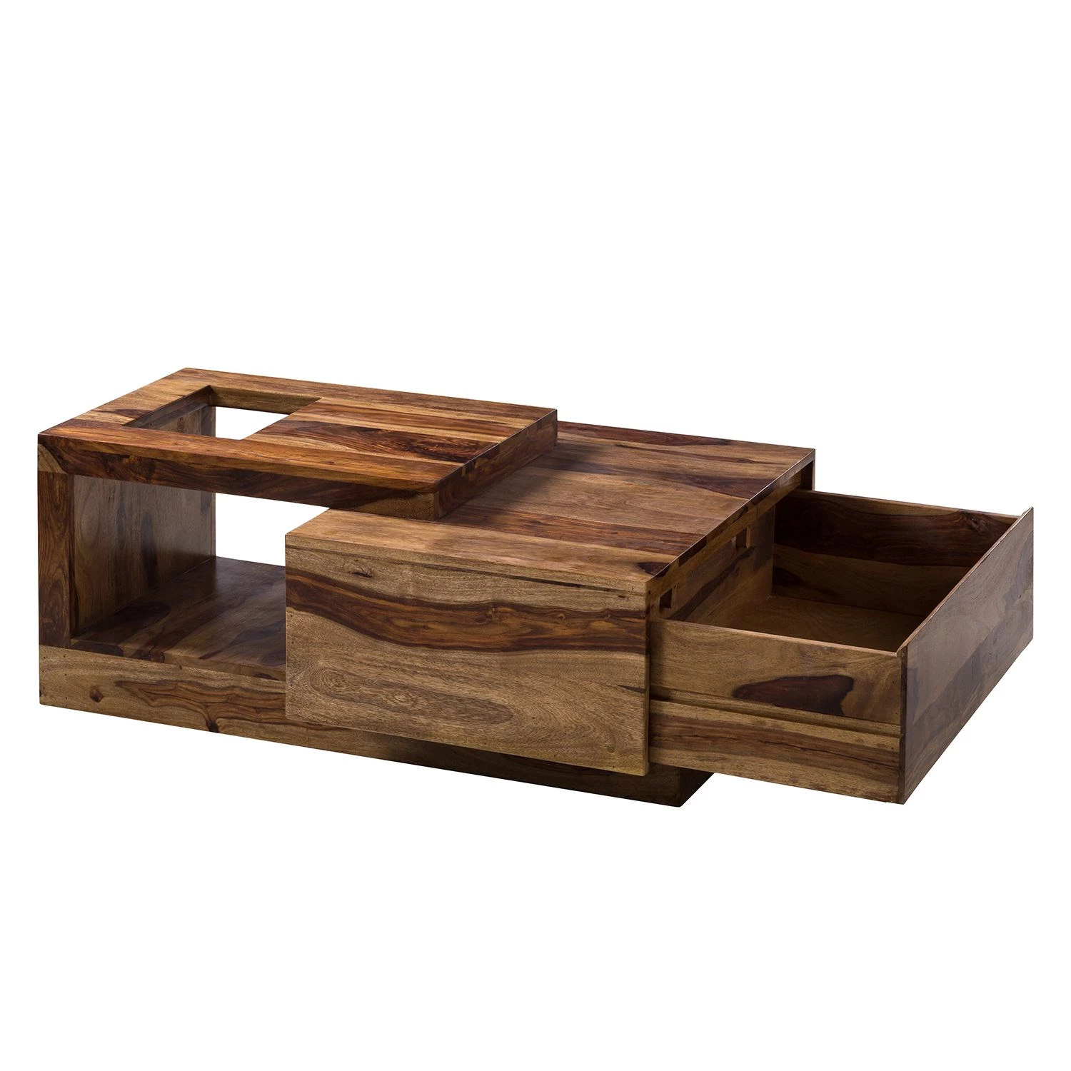 Ars Natura Table basse Amory - Sheesham massif 5 Ars Natura Table basse Amory - Sheesham massif – Image 3