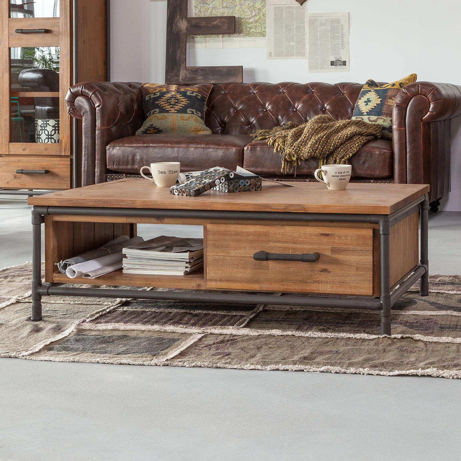 Ars manufacti Table basse Atelier I - Partiellement en acacia massif 4 Ars manufacti Table basse Atelier I - Partiellement en acacia massif – Image 2