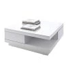 Fredriks Table basse Hilja - Blanc brillant -Meubles de salon Soldes couchtisch hilja hochglanz weiss 310767