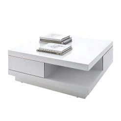 Fredriks Table basse Hilja - Blanc brillant