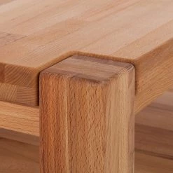 Ars Natura Table basse JanWOOD II - Bois massif - Duramen de hêtre naturel huilé -Meubles de salon Soldes couchtisch janwood ii kernbuche 2809142