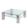 Loftscape Table basse Malis - 90 x 90 cm -Meubles de salon Soldes couchtisch malis edelstahl 90 x 90 cm 2013082