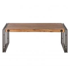 Ars manufacti Table basse Manchester - Acacia massif / Métal -Meubles de salon Soldes couchtisch manchester akazie massiv metall 4872964