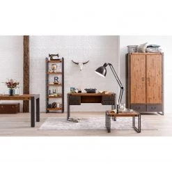 Ars manufacti Table basse Manchester II - Acacia massif / Métal -Meubles de salon Soldes couchtisch manchester ii akazie massiv metall 4881760