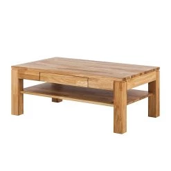 Ars Natura Table basse Mikkel - Chêne à nœuds huilé