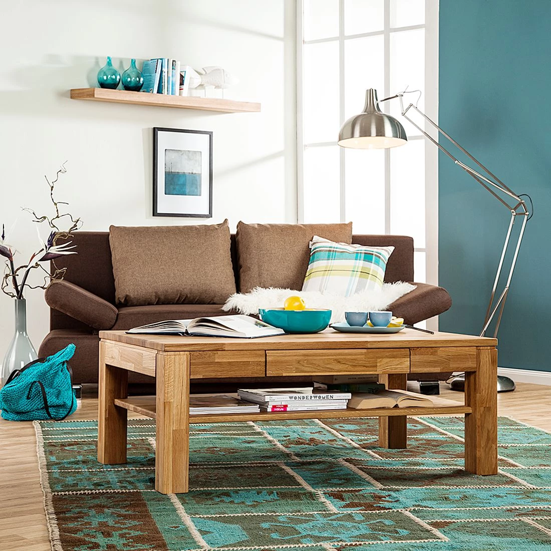 Ars Natura Table basse Mikkel - Chêne à nœuds huilé 4 Ars Natura Table basse Mikkel - Chêne à nœuds huilé – Image 2