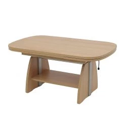 Modoform Table basse Minot (extractible) - Imitation hêtre