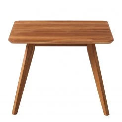 Ars Natura Table basse NambanWOOD - Chêne - 60 x 60 cm -Meubles de salon Soldes couchtisch nambanwood massiv eiche 60 x 60 cm 4331328