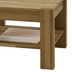 Ars Natura Table basse Pia II - Chêne sauvage massif huilé -Meubles de salon Soldes couchtisch pia ii wildeiche massiv geoelt 302720