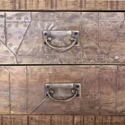 Ars manufacti Table basse Pintage - Manguier massif - Teinté et verni -Meubles de salon Soldes couchtisch pintage mango massiv gebeizt lackiert 259767