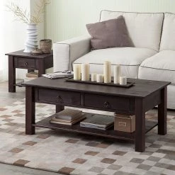 Maison Belfort Table basse Valmer II - Pin massif - Epicéa Havanna -Meubles de salon Soldes couchtisch valmer ii kiefer massiv havanna 517728