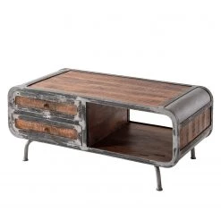 Ars manufacti Table basse Wharton - Partiellement en acacia massif / Acier