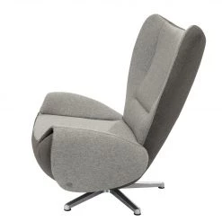 Tom Tailor Fauteuil design Tom - Marron gris -Meubles de salon Soldes designersessel tom webstoff grau braun 1037098