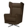 Mørteens Fauteuil pivotant Bucoli - Marron -Meubles de salon Soldes drehsessel bucoli strukturstoff braun 4625460
