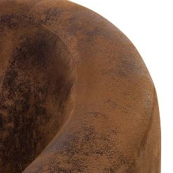 Fredriks Fauteuil pivotant Marvin - Aspect cuir vieilli - Marron 18 Fredriks Fauteuil pivotant Marvin - Aspect cuir vieilli - Marron -Meubles de salon Soldes drehsessel marvin antiklederlook braun 348328