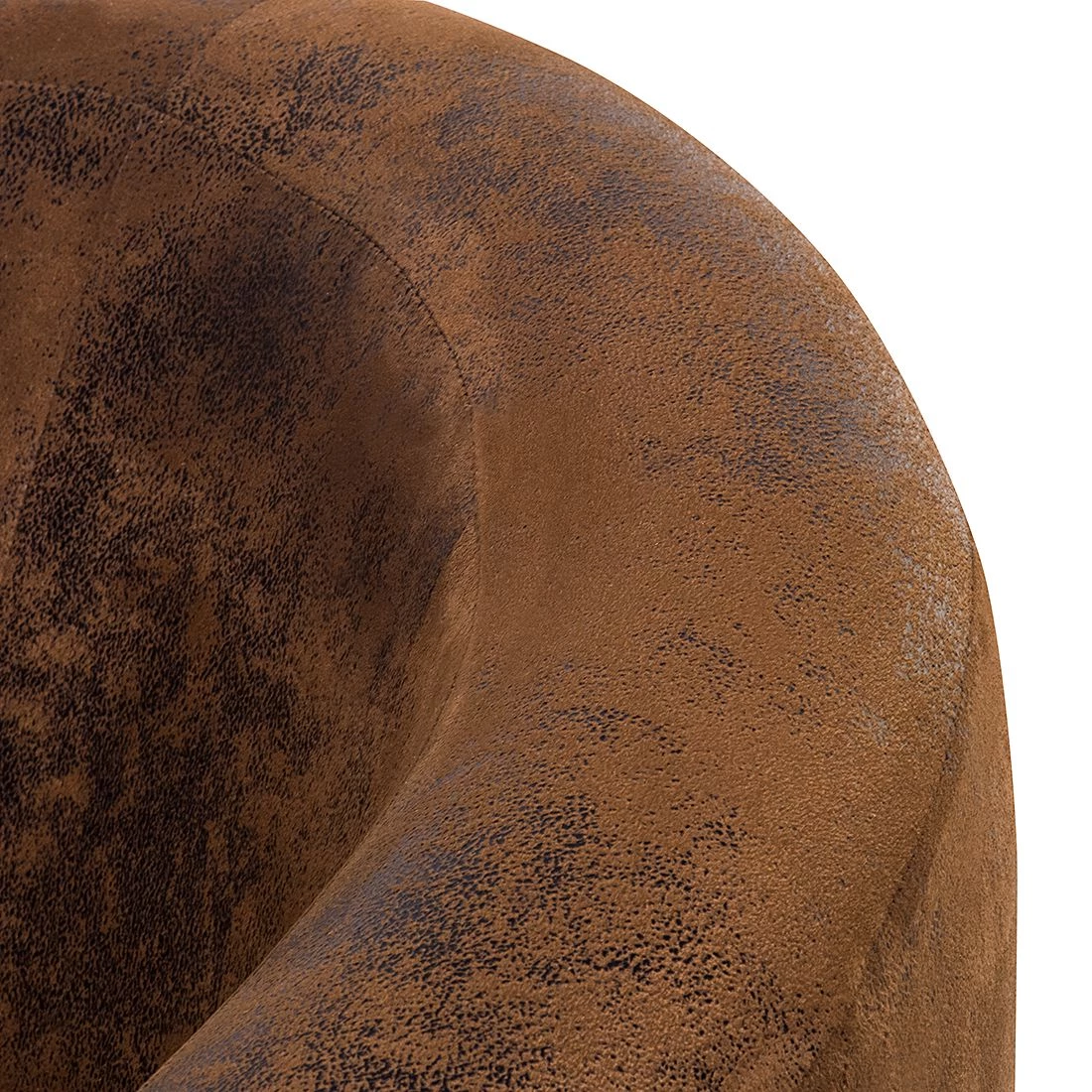 Fredriks Fauteuil pivotant Marvin - Aspect cuir vieilli - Marron 10 Fredriks Fauteuil pivotant Marvin - Aspect cuir vieilli - Marron – Image 8