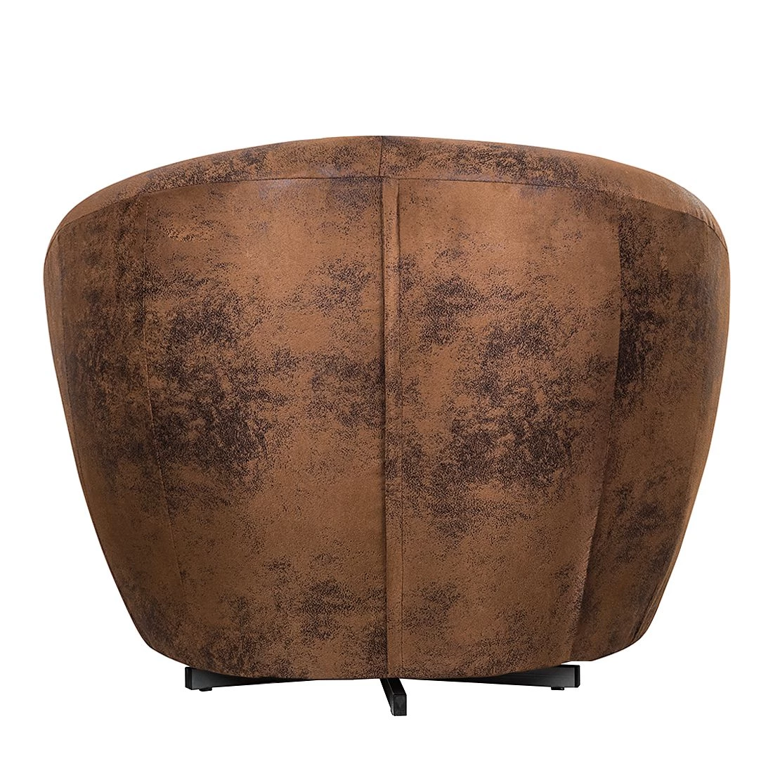 Fredriks Fauteuil pivotant Marvin - Aspect cuir vieilli - Marron 7 Fredriks Fauteuil pivotant Marvin - Aspect cuir vieilli - Marron – Image 5