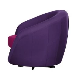 Fredriks Fauteuil pivotant Marvin - Tissu - Aubergine / Rose 13 Fredriks Fauteuil pivotant Marvin - Tissu - Aubergine / Rose -Meubles de salon Soldes drehsessel marvin webstoff aubergine pink 382749