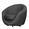 Fredriks Fauteuil pivotant Marvin - Tissu gris foncé -Meubles de salon Soldes drehsessel marvin webstoff dunkelgrau 382705