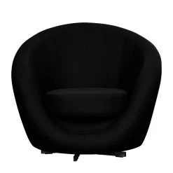 Fredriks Fauteuil Marvin - Tissu noir -Meubles de salon Soldes drehsessel marvin webstoff schwarz 382731