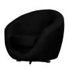 Fredriks Fauteuil Marvin - Tissu noir -Meubles de salon Soldes drehsessel marvin webstoff schwarz 382732