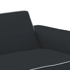 Studio Copenhagen Canapé d'angle Ampio Duo II Tissu - Tissu Floreana : Anthracite - Méridienne courte à gauche (vue de face) - Gris -Meubles de salon Soldes ecksofa ampio duo ii longchair ottomane davorstehend links grau stoff floreana anthrazit 3978188