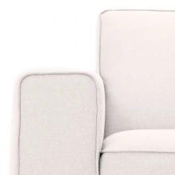 Studio Copenhagen Canapé d'angle Ampio II Tissu - Tissu Floreana : Beige - Méridienne courte à droite (vue de face) - Gris -Meubles de salon Soldes ecksofa ampio ii longchair ottomane davorstehend rechts grau stoff floreana beige 3977732