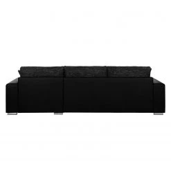 Roomscape Canapé d'angle Berrings (convertible) - Méridienne courte à droite (vue de face) 36 Roomscape Canapé d'angle Berrings (convertible) - Méridienne courte à droite (vue de face) -Meubles de salon Soldes ecksofa berrings mit schlaffunktion kunstleder strukturstoff schwarz longchair davorstehend rechts 4963252