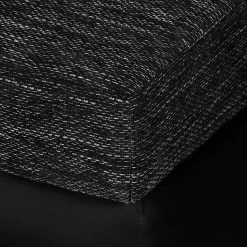 Roomscape Canapé d'angle Berrings (convertible) - Méridienne courte à droite (vue de face) 56 Roomscape Canapé d'angle Berrings (convertible) - Méridienne courte à droite (vue de face) -Meubles de salon Soldes ecksofa berrings mit schlaffunktion kunstleder strukturstoff schwarz longchair davorstehend rechts 4963300