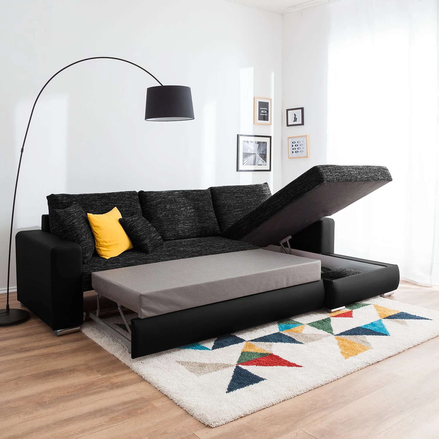 Roomscape Canapé d'angle Berrings (convertible) - Méridienne courte à droite (vue de face) 11 Roomscape Canapé d'angle Berrings (convertible) - Méridienne courte à droite (vue de face) – Image 9