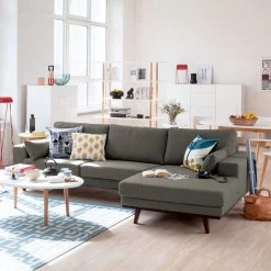 Mørteens Canapé d’angle Billund I - Tissu structuré - Taupe - Méridienne courte à droite (vue de face) 17 Mørteens Canapé d’angle Billund I - Tissu structuré - Taupe - Méridienne courte à droite (vue de face) -Meubles de salon Soldes ecksofa billund webstoff longchair ottomane davorstehend rechts taupe 3534417