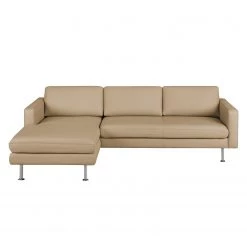 Fredriks Canapé d'angle Bivona I - Sable - Méridienne courte à gauche (vue de face) 20 Fredriks Canapé d'angle Bivona I - Sable - Méridienne courte à gauche (vue de face) -Meubles de salon Soldes ecksofa bivona i echtleder longchair davorstehend links sand 3611613