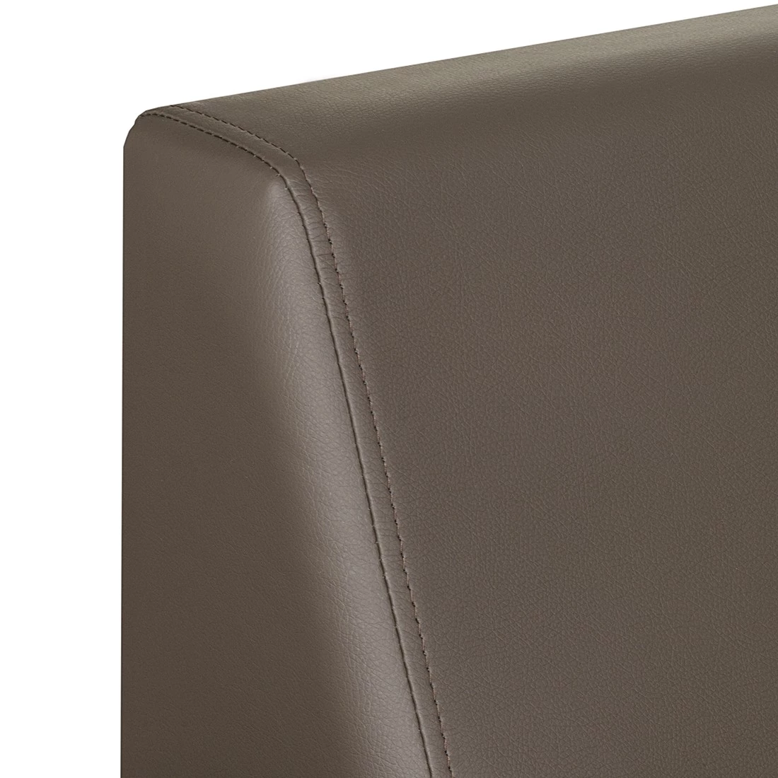 Roomscape Canapé d'angle Tosya - Cuir synthétique marron - Méridienne à gauche (vue de face) 14 Roomscape Canapé d'angle Tosya - Cuir synthétique marron - Méridienne à gauche (vue de face) – Image 12