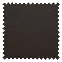 Roomscape Canapé d'angle Brandon - Cuir synthétique marron foncé - Méridienne à gauche (vue de face) -Meubles de salon Soldes ecksofa brandon kunstleder dunkelbraun ottomane davorstehend links 395106