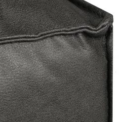 Loftscape Canapé d'angle Calli - Cuir synthétique anthracite - Méridienne à gauche (vue de face) -Meubles de salon Soldes ecksofa calli kunstleder anthrazit longchair davorstehend links 394642