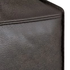 Loftscape Canapé d'angle Calli - Cuir synthétique marron foncé - Méridienne à gauche (vue de face) -Meubles de salon Soldes ecksofa calli kunstleder dunkelbraun longchair davorstehend links 388346