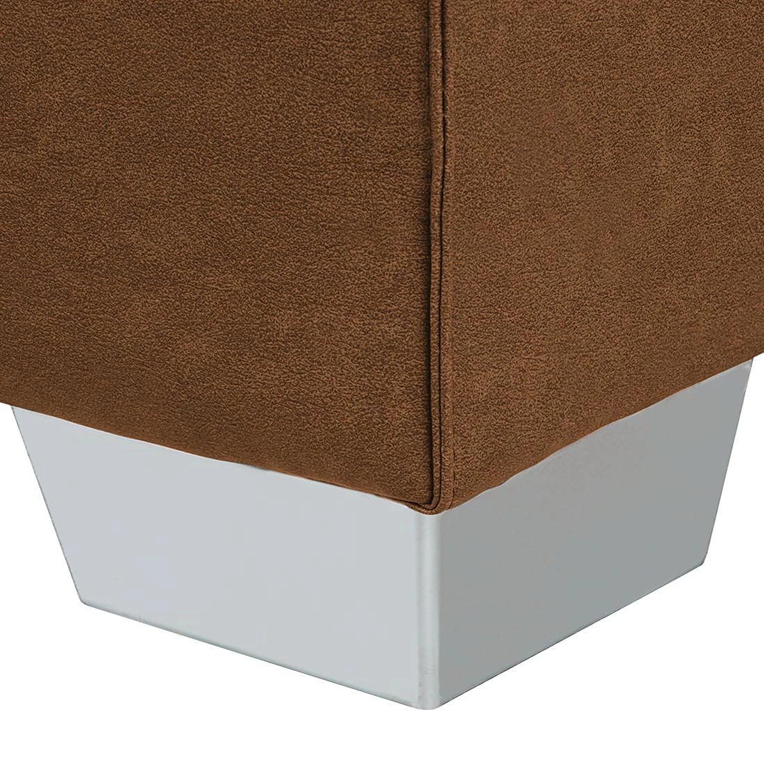 Loftscape Canapé d'angle Calli - Cuir synthétique marron clair - Méridienne à droite (vue de face) 14 Loftscape Canapé d'angle Calli - Cuir synthétique marron clair - Méridienne à droite (vue de face) – Image 12