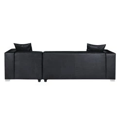 Loftscape Canapé d'angle Calli - Cuir synthétique noir - Méridienne à droite (vue de face) 19 Loftscape Canapé d'angle Calli - Cuir synthétique noir - Méridienne à droite (vue de face) -Meubles de salon Soldes ecksofa calli kunstleder schwarz longchair davorstehend rechts 394692