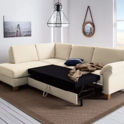 Ars Natura Canapé d'angle Davao - Microfibre 29 Ars Natura Canapé d'angle Davao - Microfibre -Meubles de salon Soldes ecksofa davao microfaser ottomane davorstehend links mit schlaffunktion creme 4643536