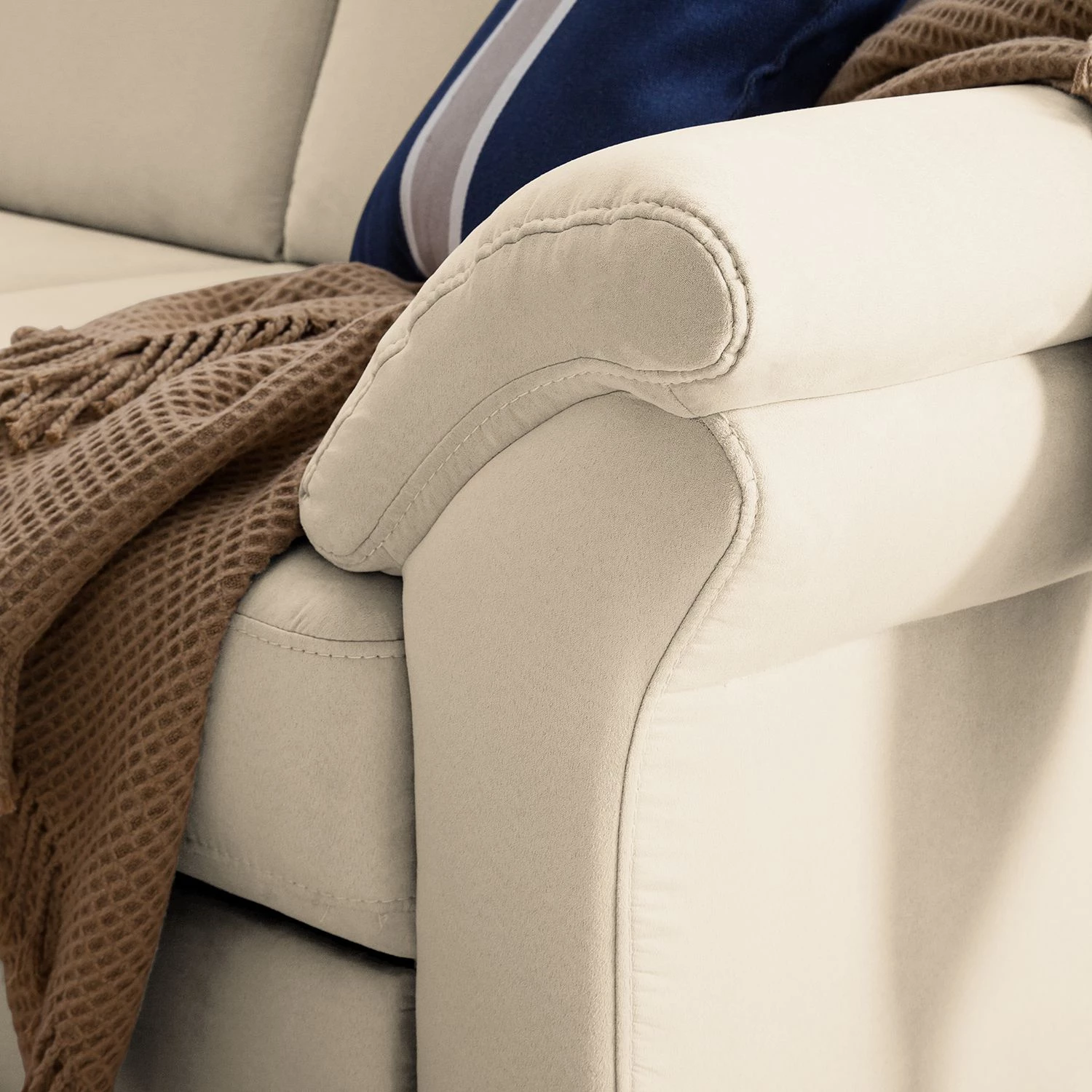 Ars Natura Canapé d'angle Davao - Microfibre 18 Ars Natura Canapé d'angle Davao - Microfibre – Image 16