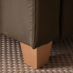 Ars Natura Canapé d'angle Davao - Marron - Méridienne longue à droite (vue de face) -Meubles de salon Soldes ecksofa davao microfaser ottomane davorstehend rechts ohne schlaffunktion braun 4643448