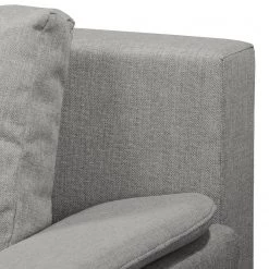 Fredriks Canapé d'angle Dengie (convertible) - Tissu structuré -Meubles de salon Soldes ecksofa dengie mit schlaffunktion strukturstoff longchair davorstehend links platin 5055308