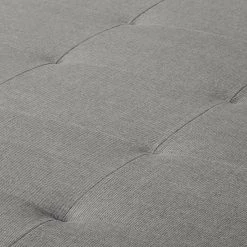 Fredriks Canapé d'angle Dengie (convertible) - Tissu structuré -Meubles de salon Soldes ecksofa dengie mit schlaffunktion strukturstoff longchair davorstehend links platin 5055324