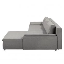 Fredriks Canapé d'angle Dengie (convertible) - Tissu structuré -Meubles de salon Soldes ecksofa dengie mit schlaffunktion strukturstoff longchair davorstehend rechts platin 5055608