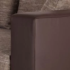 Fredriks Canapé d'angle Dublin I (convertible) - Marron foncé / Cappuccino - Largeur : 254 cm 14 Fredriks Canapé d'angle Dublin I (convertible) - Marron foncé / Cappuccino - Largeur : 254 cm -Meubles de salon Soldes ecksofa dublin mit schlaffunktion kunstleder stoff braun 1405135