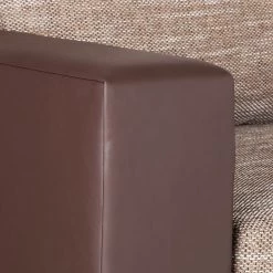 Fredriks Canapé d'angle Dublin I (convertible) - Marron foncé / Cappuccino - Largeur : 254 cm 17 Fredriks Canapé d'angle Dublin I (convertible) - Marron foncé / Cappuccino - Largeur : 254 cm -Meubles de salon Soldes ecksofa dublin mit schlaffunktion kunstleder stoff braun 1405139