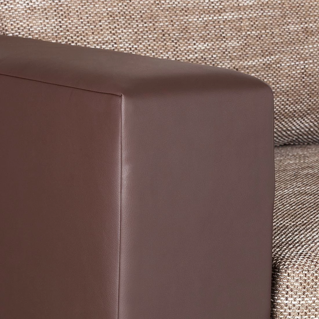 Fredriks Canapé d'angle Dublin I (convertible) - Marron foncé / Cappuccino - Largeur : 254 cm 10 Fredriks Canapé d'angle Dublin I (convertible) - Marron foncé / Cappuccino - Largeur : 254 cm – Image 8