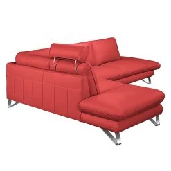 Fredriks Canapé d'angle Enzo - Avec appui-tête 18 Fredriks Canapé d'angle Enzo - Avec appui-tête -Meubles de salon Soldes ecksofa enzo echtleder kaminrot ottomane davorstehend links 418496